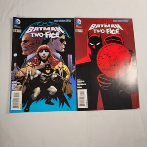 Batman and Robin #24 & #25 DC Comics New 52 (2014) NM Condition - Two-Face